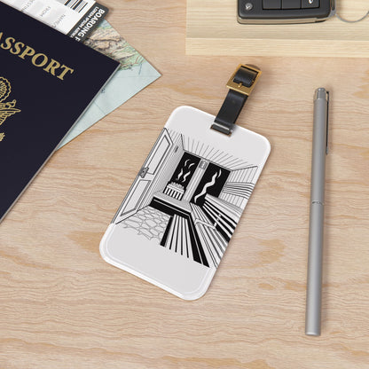 Sauna Luggage Tag