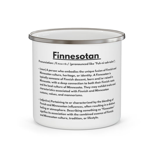 Finnesotan Enamel Mug (12oz)