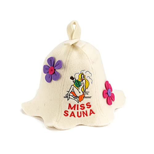 Blooming Beauty Sauna Hat: A Timeless Masterpiece