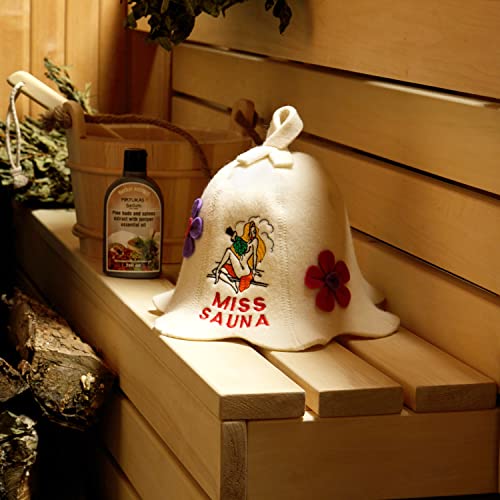 Blooming Beauty Sauna Hat: A Timeless Masterpiece